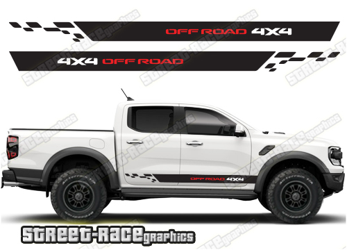 Ford Ranger racing stripes 018