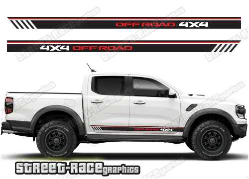 Ford Ranger racing stripes 022