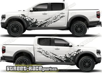 Ford Ranger large 001 - mud splatter graphics