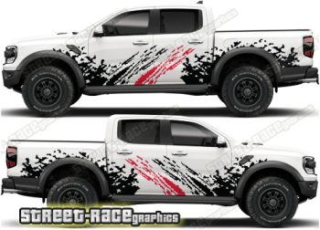 Ford Ranger large 002 - mud splatter graphics