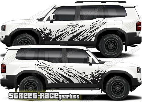 Toyota Land Cruiser 250 graphics 002 - mud splatter