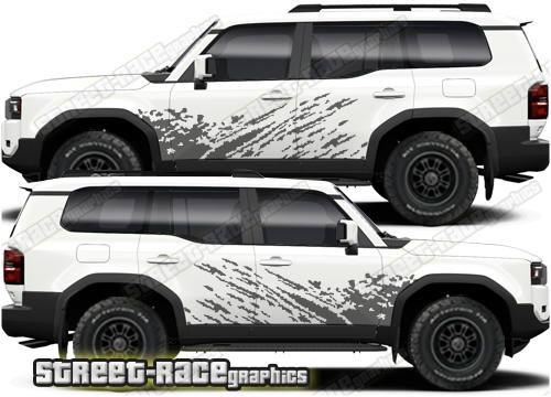Toyota Land Cruiser 250 graphics 004 - mud splatter