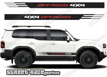Toyota Land Cruiser 250 graphics 051 - 4X4 off road racing stripes