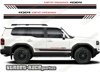 Toyota Land Cruiser 250 graphics 054 - racing stripes