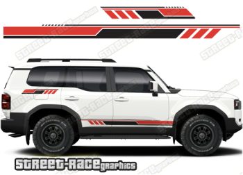 Toyota Land Cruiser 250 graphics 056 - racing stripes