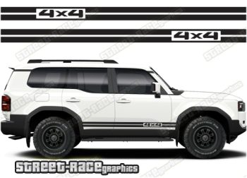 Toyota Land Cruiser 250 graphics 059 - 4x4 racing stripes