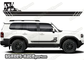 Toyota Land Cruiser 250 graphics 060 - 4x4 racing stripes