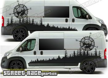 Ducato - Relay - Boxer camper van graphics 209