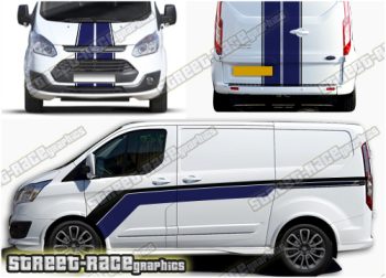 Ford Transit Custom M-SPORT style -Full stripes 044