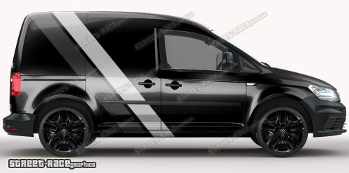 Silver & anthracite on a black car